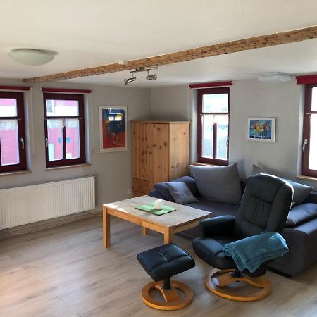 Ferienwohnung Café Landart im Thüringer Finistère Plaue  Exterior foto