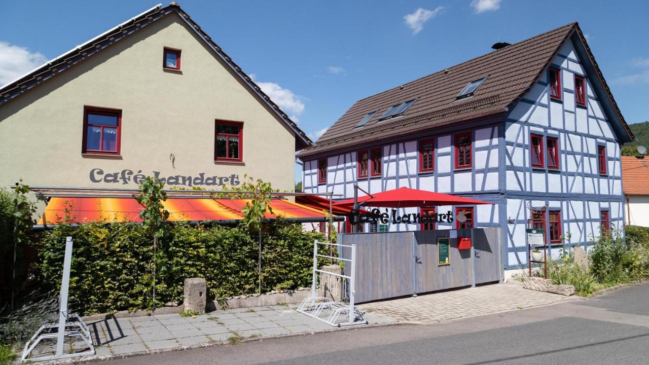 Ferienwohnung Café Landart im Thüringer Finistère Plaue  Exterior foto