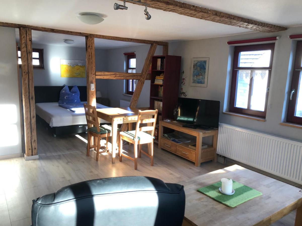 Ferienwohnung Café Landart im Thüringer Finistère Plaue  Exterior foto
