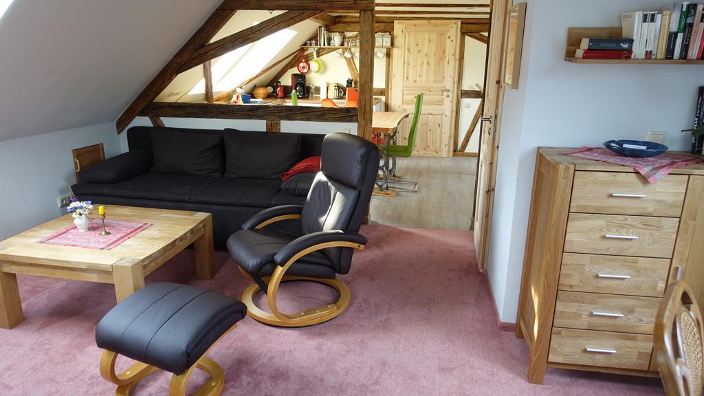 Ferienwohnung Café Landart im Thüringer Finistère Plaue  Exterior foto
