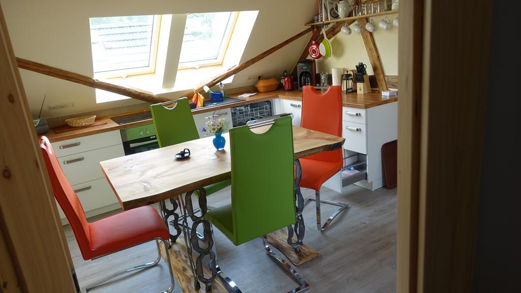 Ferienwohnung Café Landart im Thüringer Finistère Plaue  Exterior foto