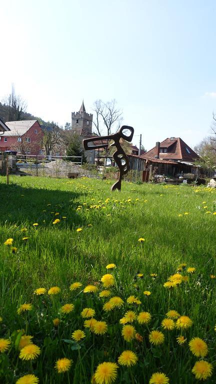 Ferienwohnung Café Landart im Thüringer Finistère Plaue  Exterior foto